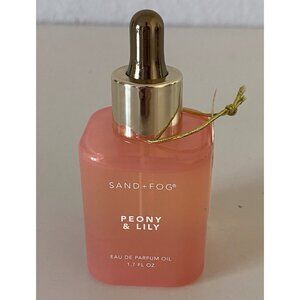 Sand + Fog Eau De Parfum Oil 1.7 fl oz Peony Lily Lemon Florals Cedarwood Musk